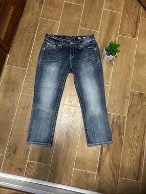 Miss Me Relaxed Cuffed Capri Jeans